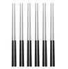 Black Gold Stainless Steel Chinese Chopsticks Non-Slip Reusable Metal Chopstick for Home Food Sticks Tableware Kitchen Tool