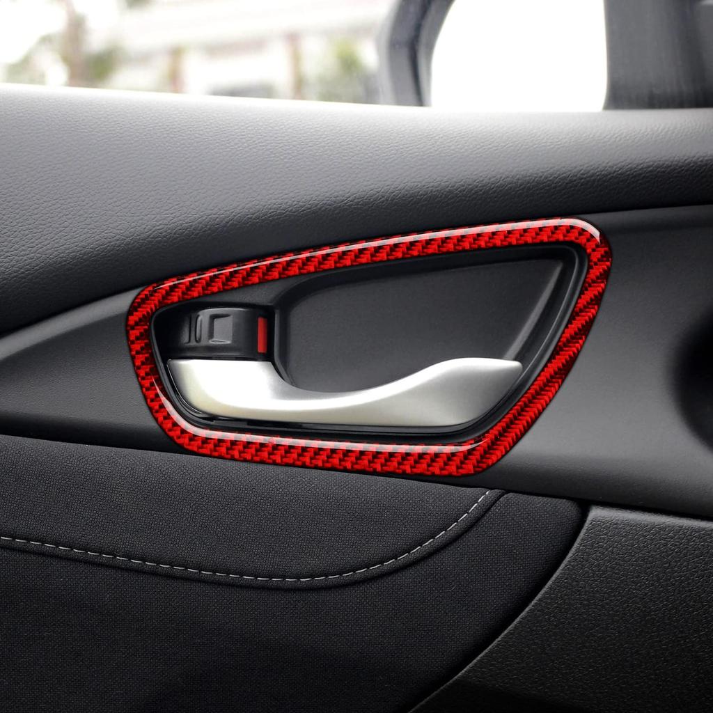2PCS Civic 10th Generation Car Inner Door Bezel Frame Interior Door Bowl Frame Accessories