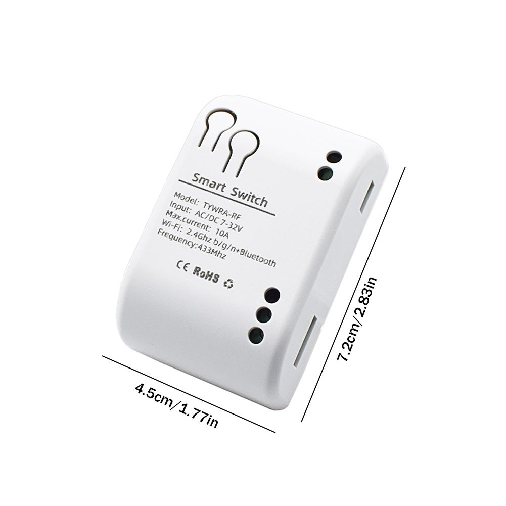 WiFi Motor Smart Switch Module One Way Tuya WiFi Switch APP Remote Control 2200W/10A Accessories for Alexa Google Home