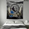 Custom Name Corinthians Wall Tapestry Aesthetic Wall Hanging Printed Fabric Blanket Decorative Tapestries for Bedroom Living Room Home Decor