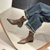 Naked Shoes, Pointed Boots, New Women's Shoes, Single Boots, Fashionable and Casual Ankle Boots