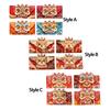 4x Chinese New Year Red Envelopes Hong Bao Greeting Card Envelopes, Lucky Money Envelopes Red Packets for Graduation