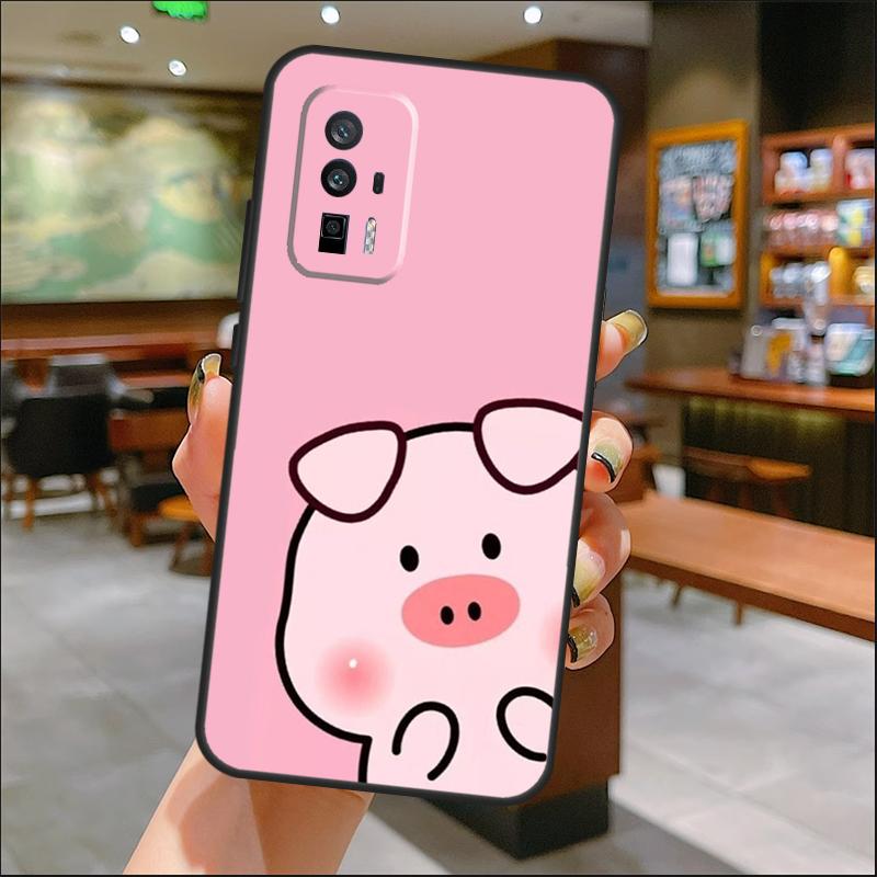 Adorable Cute Pigs Piglets Case For Xiaomi 15 14 13 Ultra 11T 12T 13T 14T Pro POCO X7 Pro X3 X5 X6 M6 F5 F6 Pro Cover