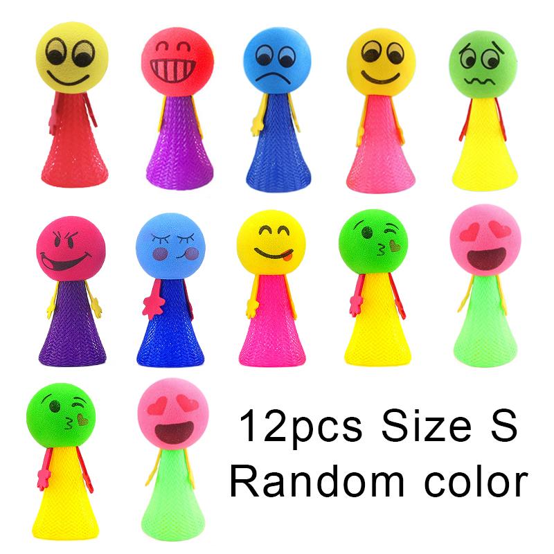 Lustige Hüpfpuppen-Spiele Kinderparty Goodies Spielzeug Geburtstagsgeschenke Souvenir Pinata-Füllung Kindergarten Schulbelohnungsspielzeug Tüte