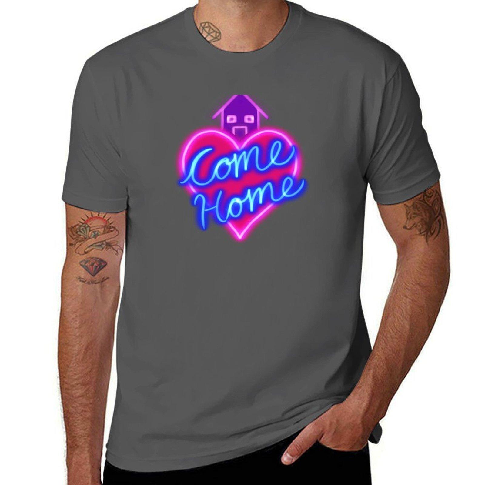 Come Home Logo T-Shirt anime tshirt man t shirt luxury T-Shirt 4XL