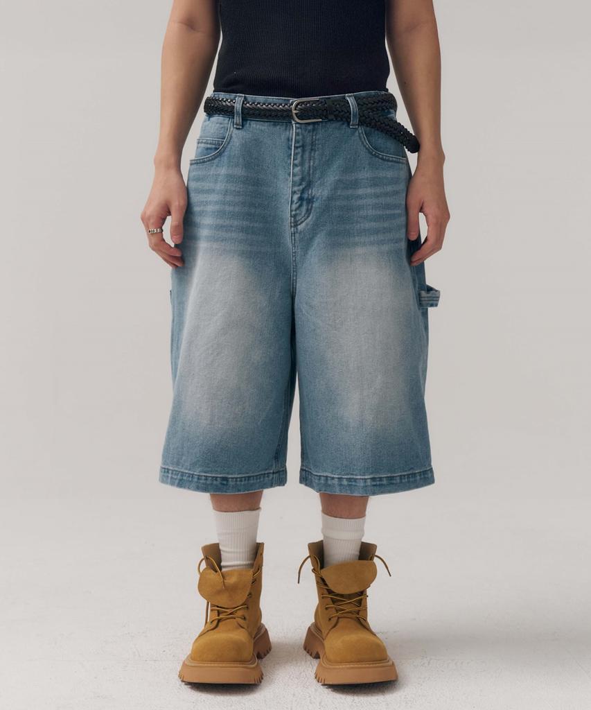 MINAV Southern Virginia Bermuda Denim Pants [Light Blue]