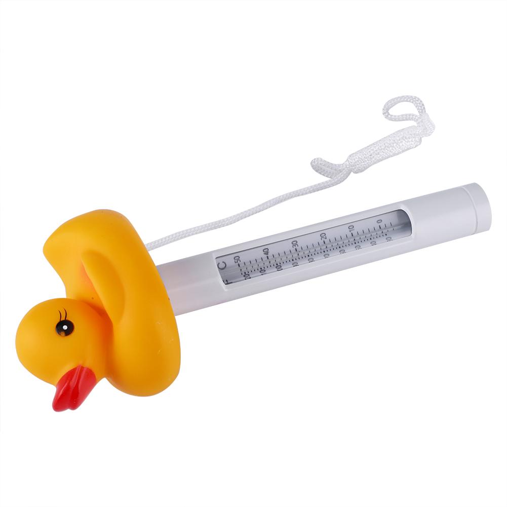 

Cartoon Mini Floating Water Thermometer for Swimming Pool Spas Fish Tank Aquarium Duck