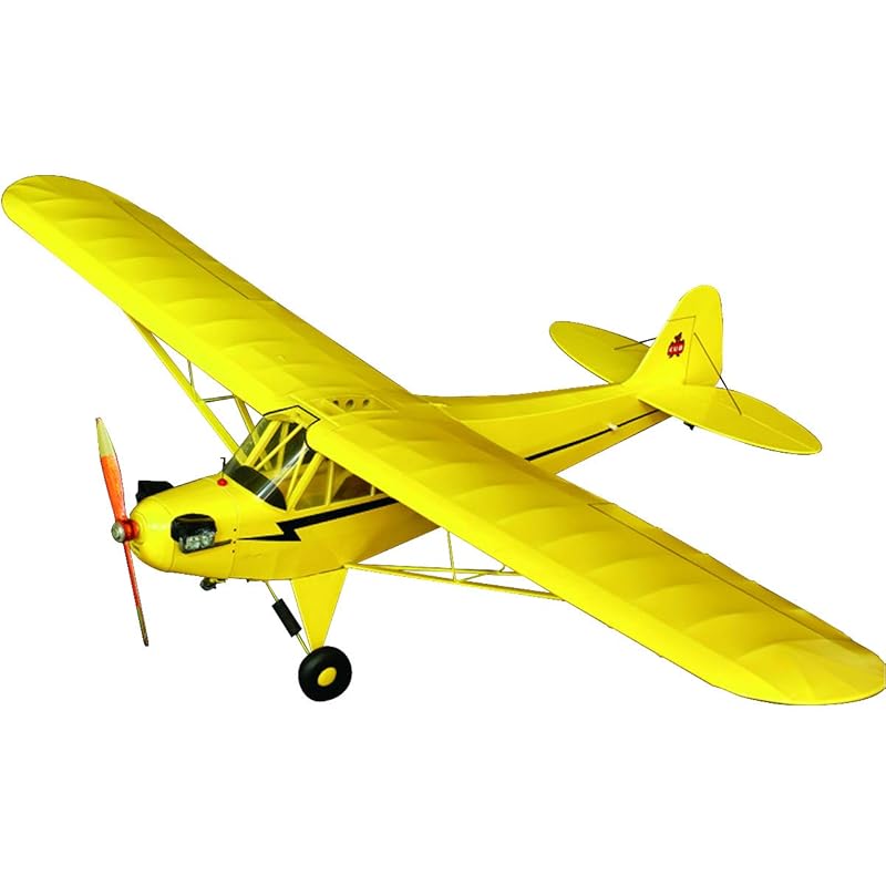 

studio mid 1/16 Val flyer series piper J3 turnip rubber powered model airplane kit BF-005