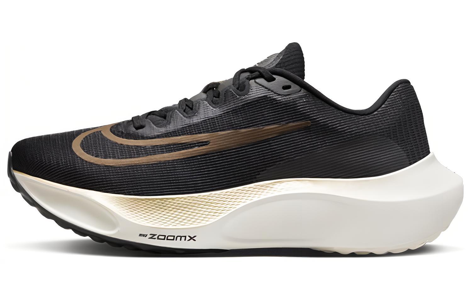 Nike Zoom Fly 5 Black Metallic Gold Grain DM8968-002 44.5