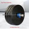 Black All-Rubber Barbell Plates for Commercial and Home Gym Use