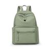 Women's Nylon Backpack Lightweight Solid Color Student Schoolbag