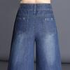 Gerade Jeans Frau Sommer Hohe Taille Pockects Denim Hosen Casual Vintage 2022 Frühling frauen Breite bein Hosen frauen jeans