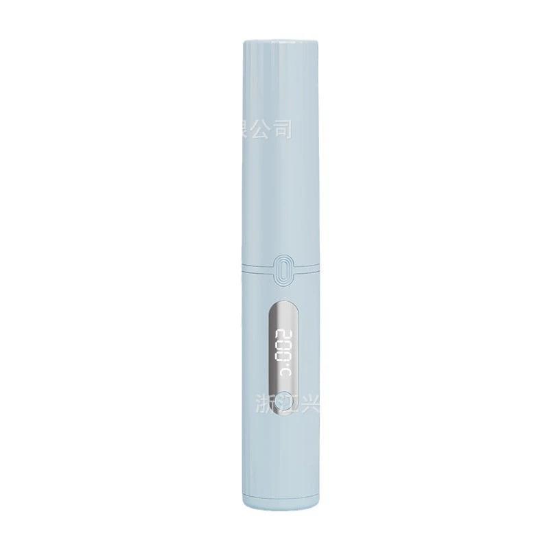 Cepillo alisador de pelo inalámbrico portátil mini peine alisador iónico para barba y cabello