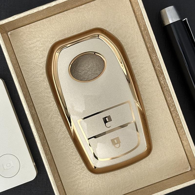 Champagne Gold Key Cover for Toyota Alphard/Vellfire/Crown Keys