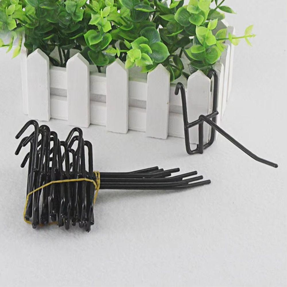 10Pcs Durable Retail Shop Mesh Stall Hangers Wall Hook Reusable Supermarket Shelf Hook Universal Coat Bag Mesh Panel Hooks
