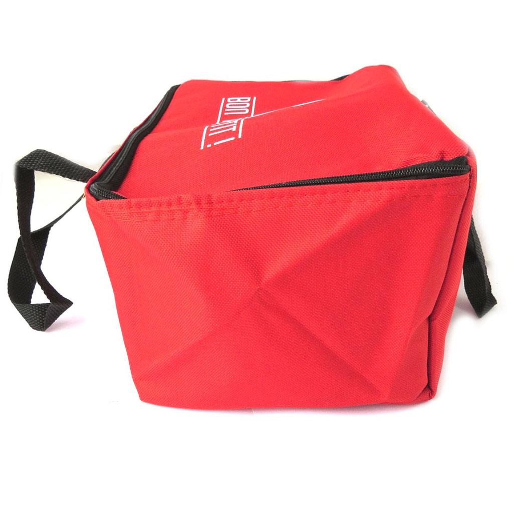 Les Trésors De Lily [N5143] - Sac repas isotherme 'Coloriage' rouge (Menu du jour) - 24x18. 5x14 cm