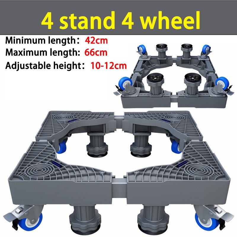 Suport Universal pentru Mașină de Spălat Uscător Reglabil Heavy Duty Suport pentru Frigider Bază Suport din Oțel Inoxidabil