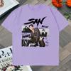 Fashion Summer 2025 Ateez World Tour Graphic Printed Oversized Tshirt Crew Neck 100 Cotton Short Sleeve Tshirts Unisex Tops