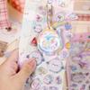 2 Pcs Random Fun Pinch Hanging Cartoon 3D Puffy Stickers Scrapbooking Diy Journal Stationery Sticker Cute Deco School Supplies