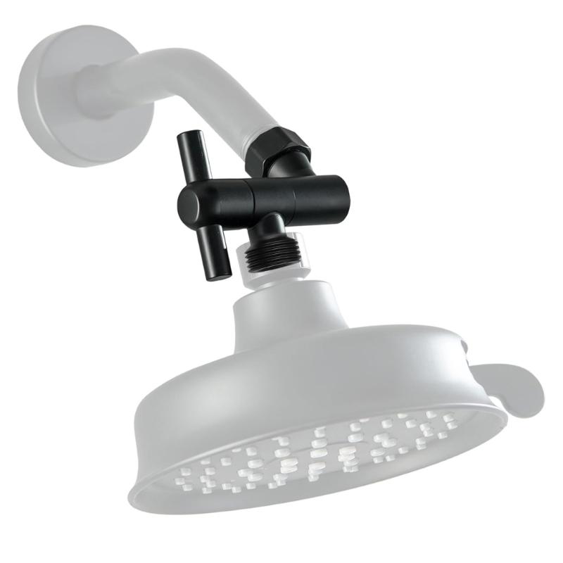 Metal Shower Head Extension Arm with 360 Rotational Function 1/2 Standard Thread Small Wall Mounts Bathroom Hardware