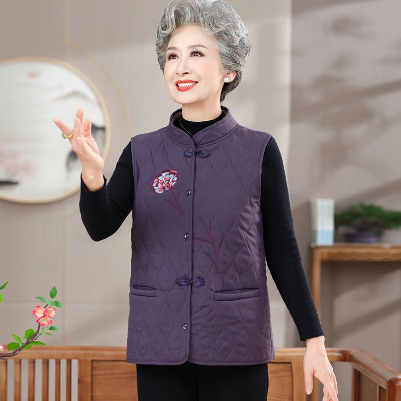 YUZHAOLIN Senior Plus Velvet Winter Vest