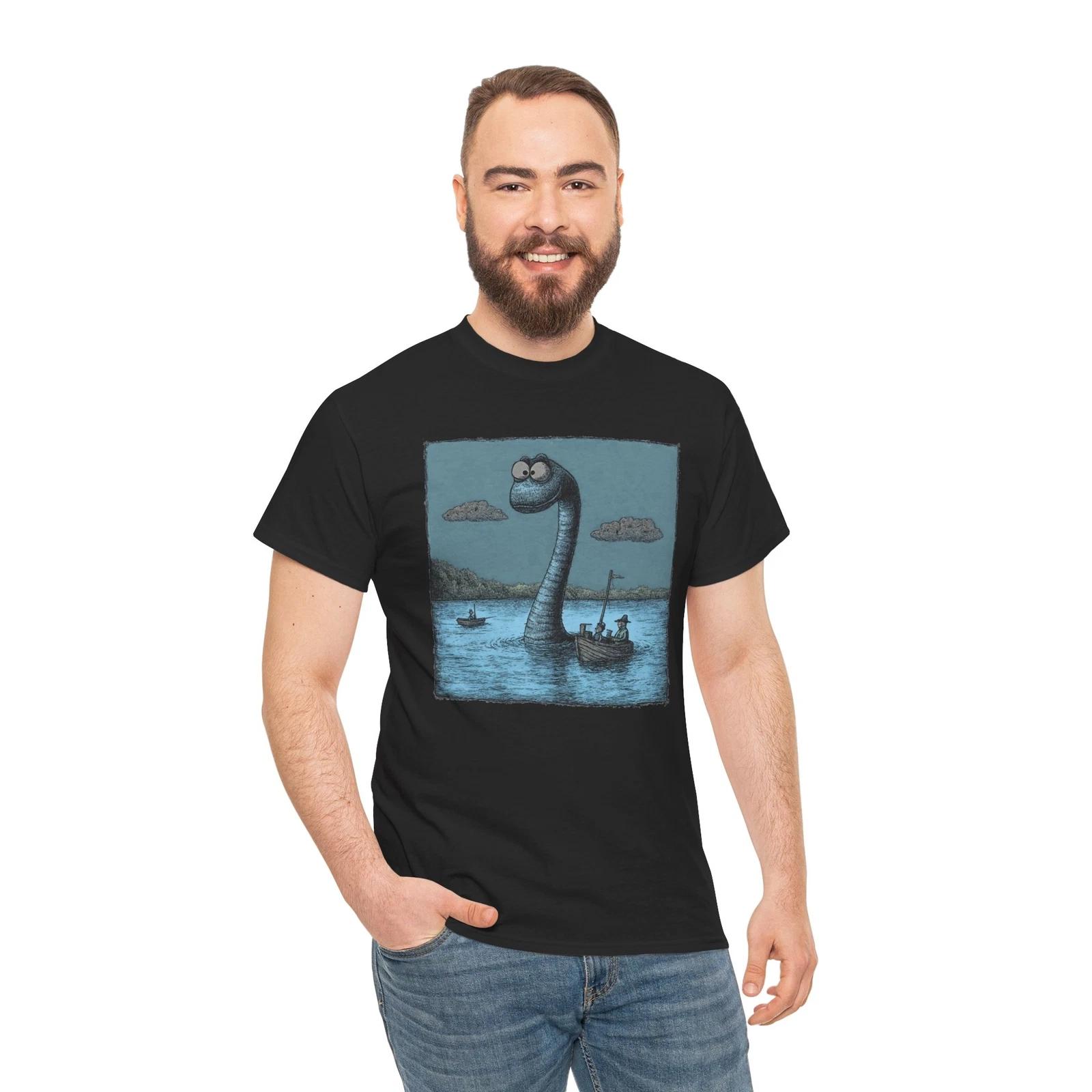 

Loch Ness Monster Cryptozoology T-Shirt | Cryptid Hunter Tee | Ness Monster S