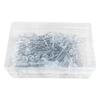 100 Pcs Bouquet Pin 10x64mm Transparent Rhinestone Straight Pins for Wedding Party Decoration Sewing