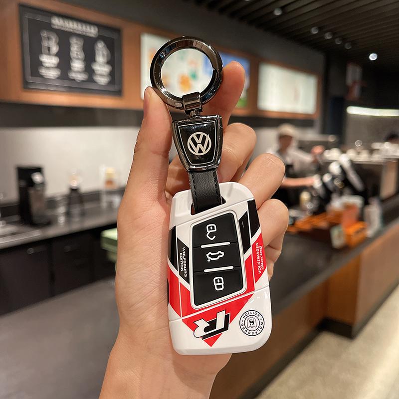 Para VOLKSWAGEN VW Estilo Funda para Llave de Coche Cubierta Para VW Volkseagen Passat B8 Magotan Para Skoda Superb A7 Kodiaq Seat
