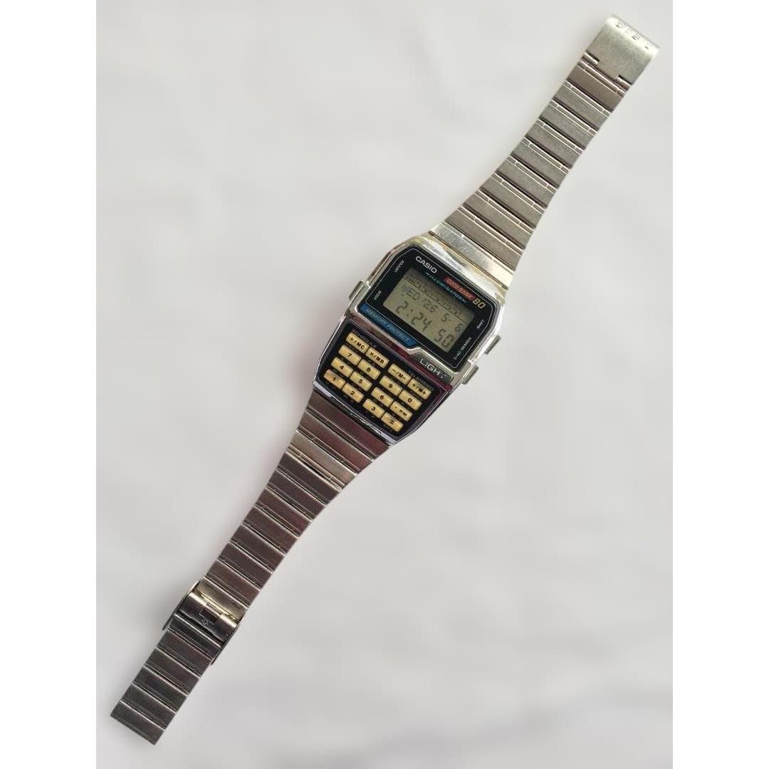 CASIO Data Bank 80 DBC-810 Digital Watch Light Confirmed