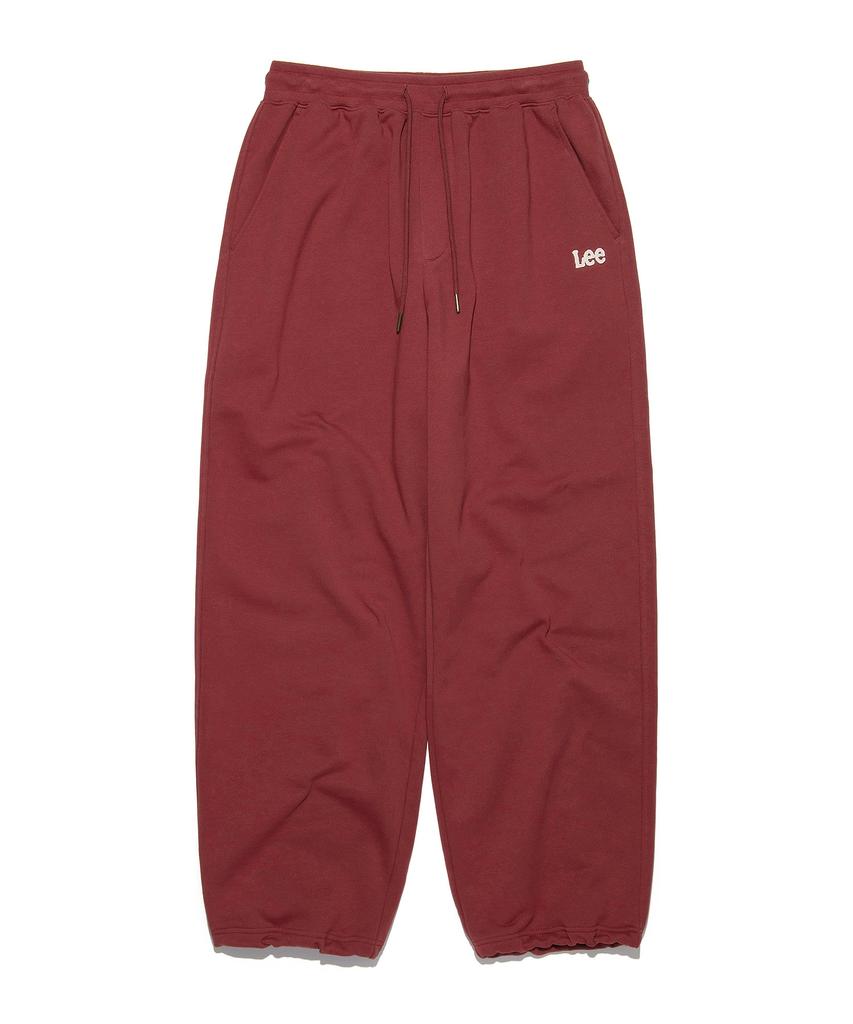 LEE Felt Twitch Logo Sweatpants Red