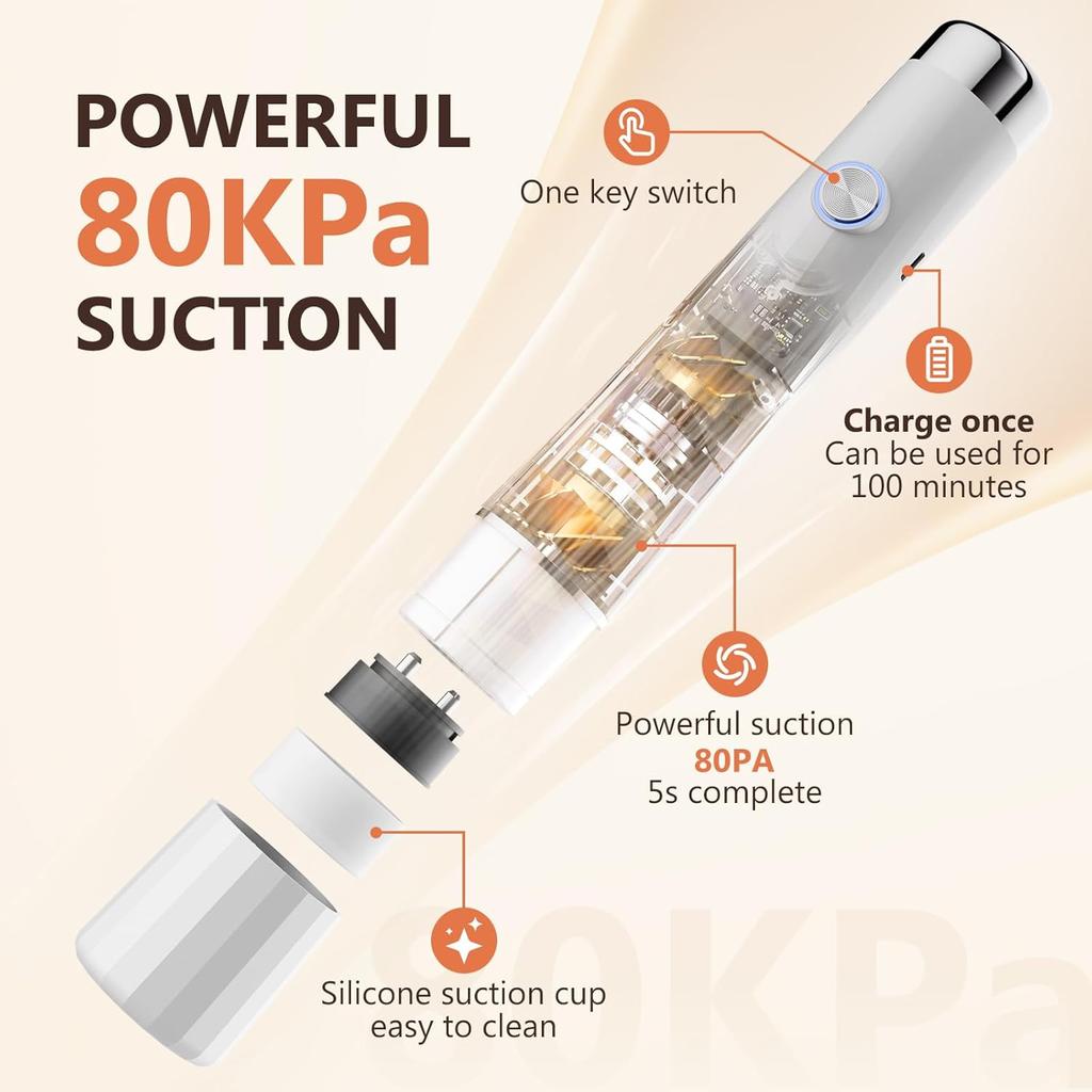 Vacuum Sealer For Food (Compact Vacuum Sealers+ 30 Reusable Vacuum Bags), Powerful Handheld Vacuum Sealer for 10X Preservation & Fresh