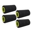 4PCS High Grade Polyester Thrd Sewing NaMachine Accessories Needle Thrd 3000 Yards for Clothes(Black )