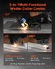 3-in-1 Plasma Cutter Welder Combo - CUT/TIG/MMA, 50A Plasma Cutting Machine & 200A TIG Stick Welder, LED Digital Display with 2T/4T/PA/PT Function for