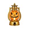 Halloween Pumpkin Lantern Decorative Tabletop Night Light Portable Handheld LED Candle Lamp for Indoor Outdoor Seasonal Atmosphere