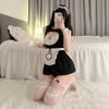 Erotic Lingerie Hot Maid Maid Back Cutout Temptation Sexy Strap-on Breast Bare Bed Uniform Set