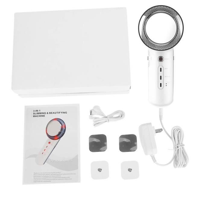 Machine de cellulite - ARAMOX - 3-en-1 - Ultrasons - EMS - Minceur Visage et Corps