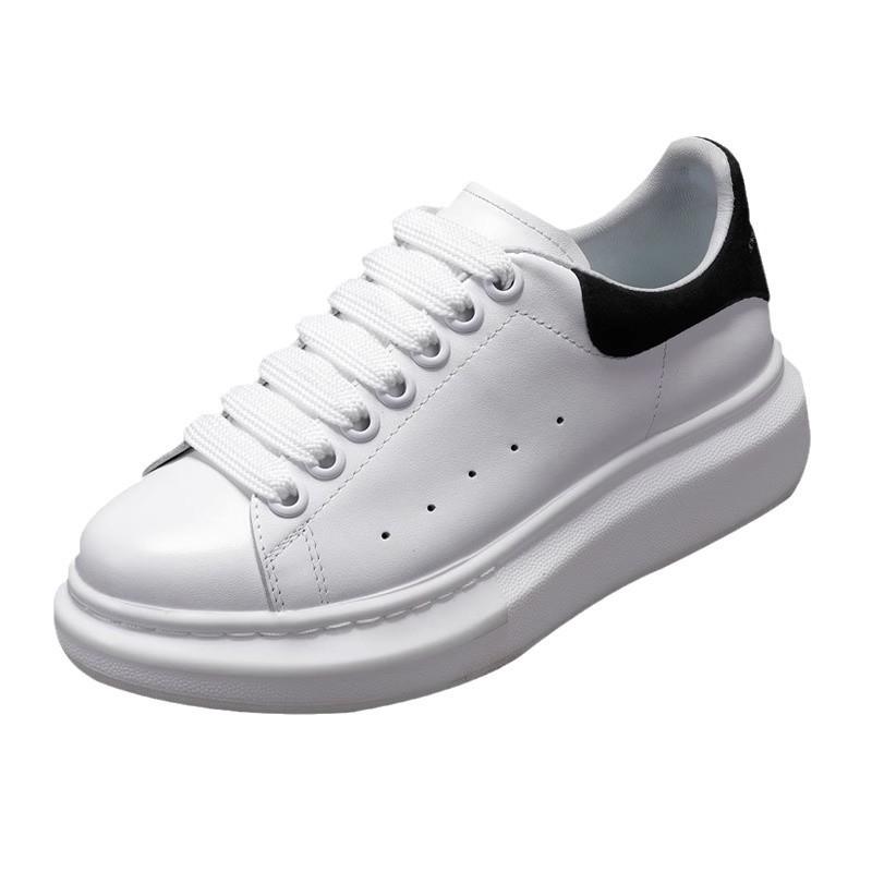 Couple small white shoes men's and women's shoes McQueen casual height increase sports board shoes breathable versatile large size sports casual shoes