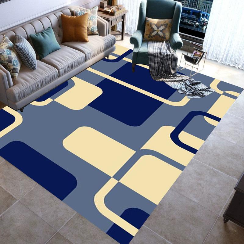 Geometric Modern Rugs Area Carpet Non-slip Floor Mat Door Family Bedroom Carpet Indoor Children's Play Throwing Yoga Mats