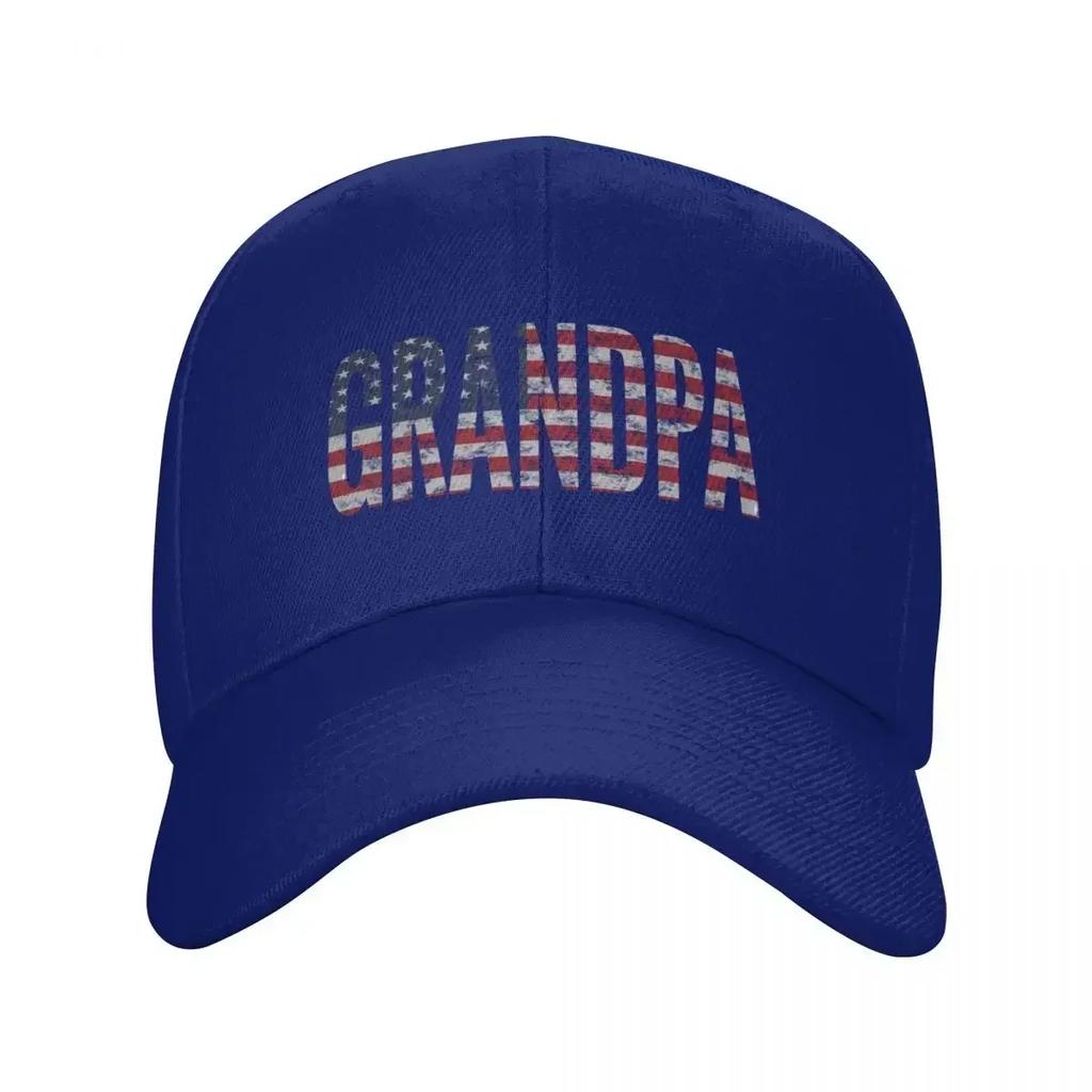 American Fathers Day Usa Flag Grandpa Baseball Cap Dropshipping Birthday Mens Caps Womens