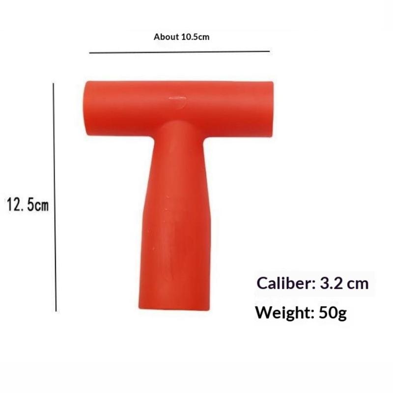 1/5Pcs D/T Shaped Grip Plastic Shovel Handle Replacement For Garden Shovel Grip Digging Rake Tool Red Shovel Handle A2