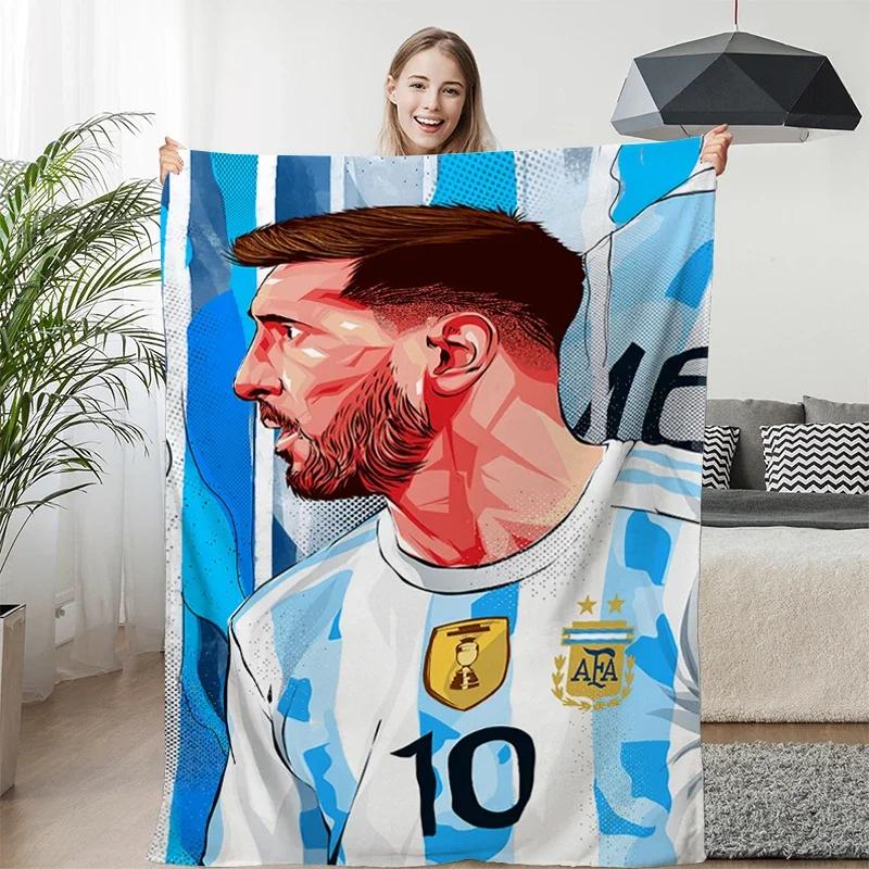 Winterdecke Sofa Messi Digitaldruck King Size Warm Knie Bett Fleece Camping Benutzerdefiniert Flauschig Weich Decken Mikrofaser Bettwäsche