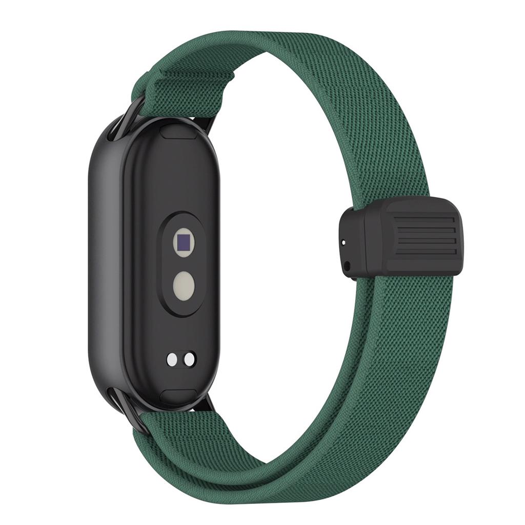 Elastic Nylon Band For Xiaomi Band 10/9/8 Magnetic Braided Sport Band For Miband 10 9 8 NFC Smartwatch Replacement Bracelet