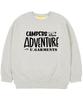 UNION GARMENTS [Fleece-Lined] Campus Oversized Sweatshirt Oatmeal