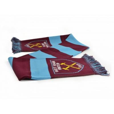 West Ham FC Official Football Jacquard Bar Scarf