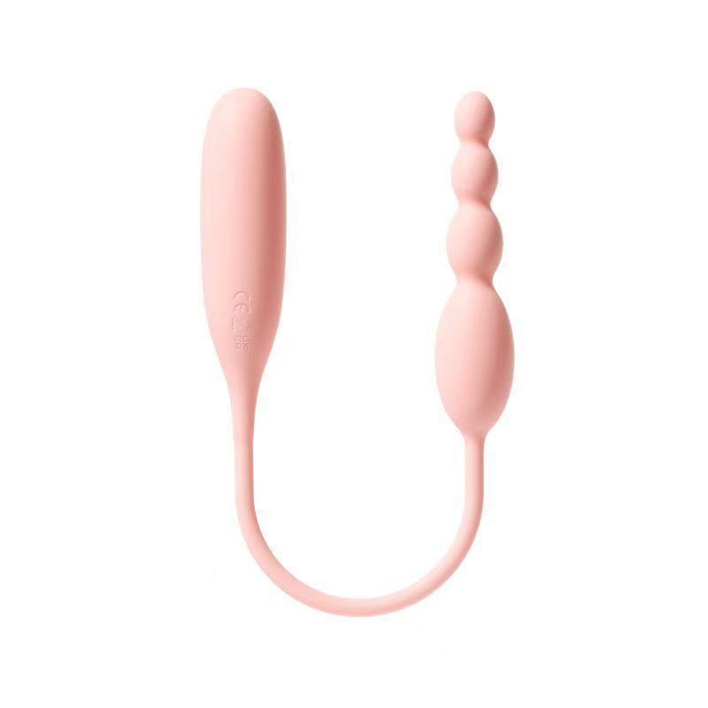 Laolusi Double-Head Anal Vibrator and Climax Plug for Couples