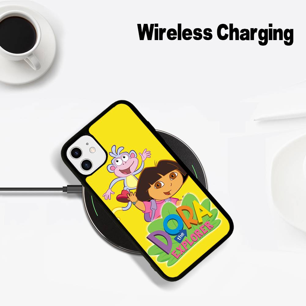 Adventure TV D-Dora The E-Explorer Phone Magesafe Magnetic Wireless Charge Case For IPhone 16 11 12 13 14 15 Pro Max Plus Mini