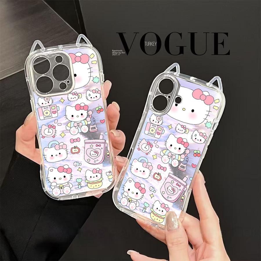 Sanrio TK Cat Ears KT Case for iPhone 16