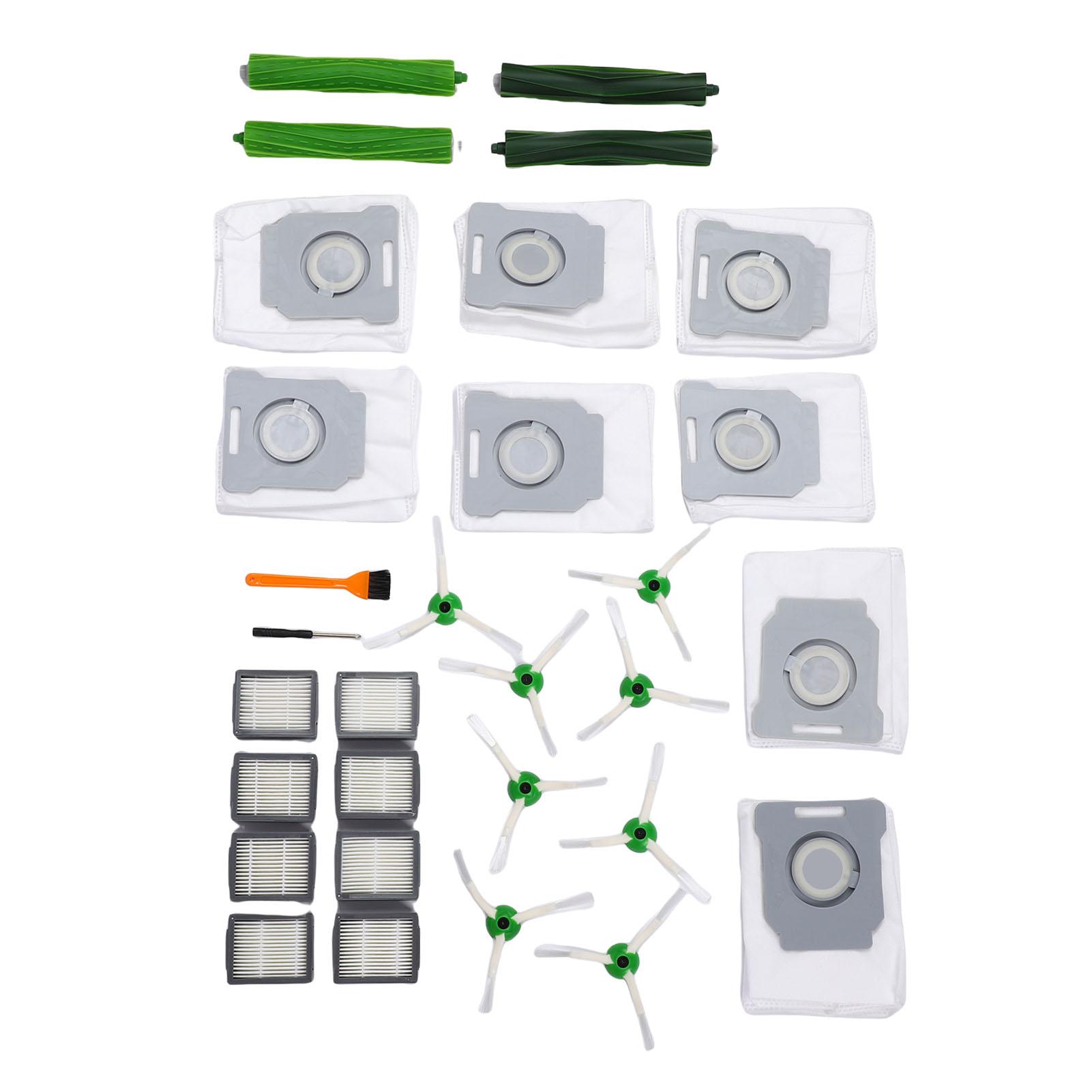 

Набор из 30 шт. Набор аксессуаров для пылесоса Сменные моющиеся аксессуары для робота-пылесоса Полный ПК Резина для подметания