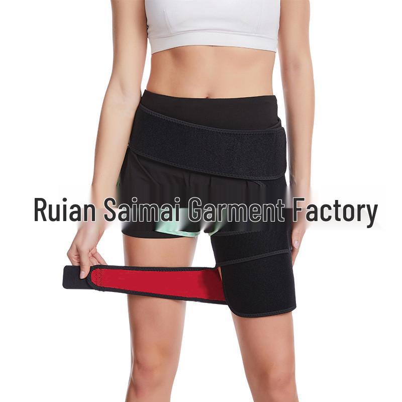 Breathable Leggings with Anti-Strain Hip & Thigh Support and Groin Strap 