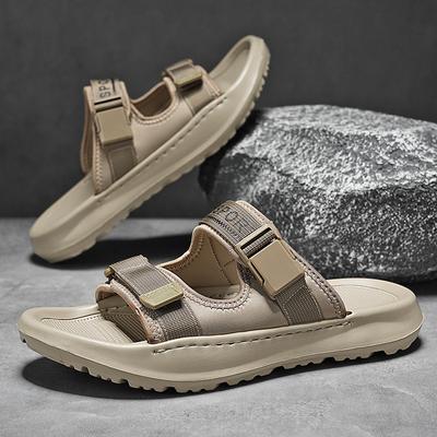 2025 Summer New Slippers Men's Wear Non-slip and Wear-resistant High-end Trendy Brand Stepping On Shit Outdoor Sports Beach Sandals